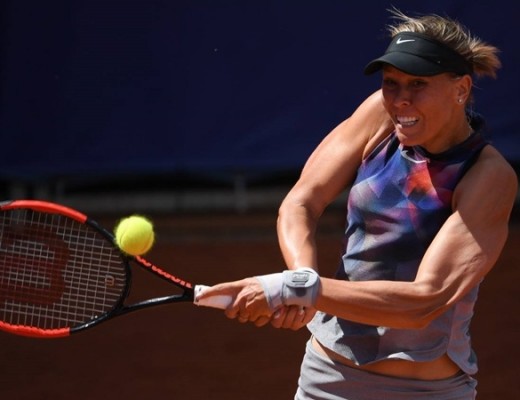 Lucie Hradecká na Advantage Cars Prague Open 2018 by Sport-Technik Bohemia (Foto: I.ČLTK Praha / Martin Sidorják)