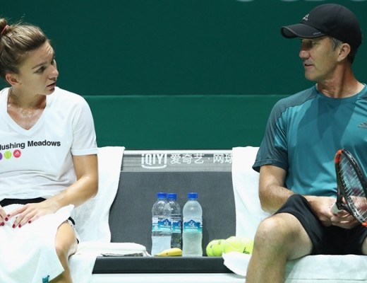 Silná dvojka: Simona Halepová s Darrenem Cahillem (Foto: GettyImages.com)