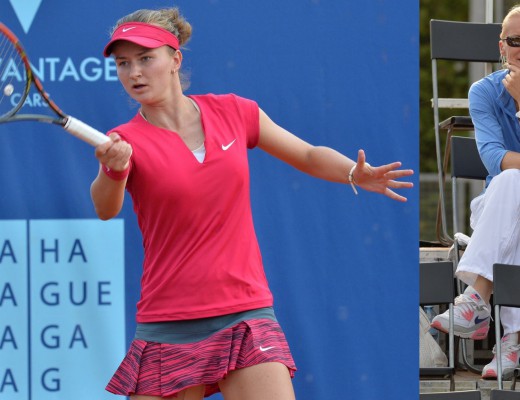 „Soupeřky mě chtějí porazit o to víc, že mám tak slavnou koučku,“ všímá si Barbora  (Foto pro Tennis Arenu: Martin Sidorják)