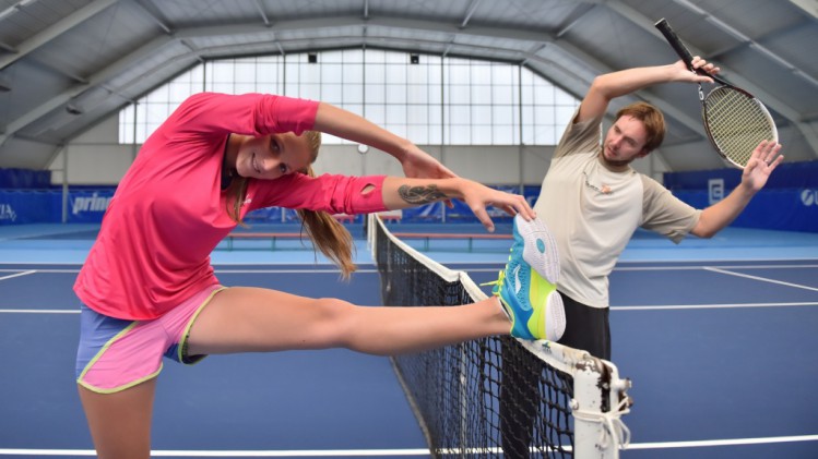 Kristýna Plíšková a její nový trenér Ivo Minář  (Foto: Tennis Arena / Martin Sidorják)