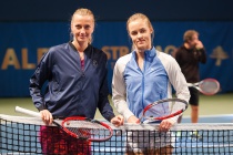 Wilander, Noah, Kvitová, Schmiedlová, Cash a Bahrami zabávali Bratislavu na Tennis Champions