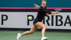 Schmiedlová zápas napokon otočila<br>(Foto: Milan Hutera)