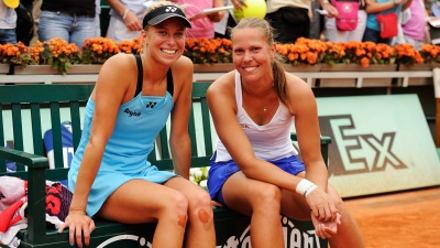 H+H po triumfu na Roland Garros 2011<br>(Foto: Tennis Arena / Martin Sidorják) L