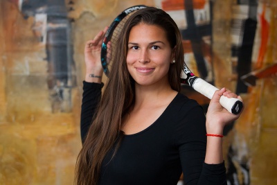 Chantal Škamlová je do tenisu maniak (Foto pro Tennis Arenu Milan Hutera)