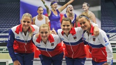 Český tým bude usilovat o další postup do finále Fed Cupu (Foto: Alexandr Satinský / MAFRA / Profimedia)